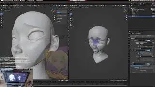 Sculpting Faces in Blender! [LIVE STREAM]