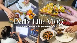 ordinary life vlog | baking, home cooking, realizations