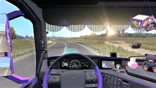Euro Truck Simulator 2 (v1.38) - Volvo FH Reworked Open Pipe Sound + Skin + Custom Interior [Krone]