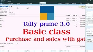 tally prime 3.0 basic class | tally prime | tally prime 3.0 | new version of tally prime 3.0