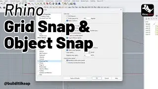 Mastering Grid Snap and Object Snap in Rhino 3D: Essential Tips!