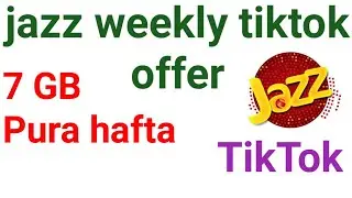 jazz weekly tiktok  package code 2022 | jazz weekly tiktok pkg