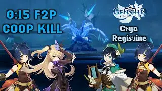 Cryo Regisvine Fast Kill in Coop F2P Edition GENSHIN IMPACT