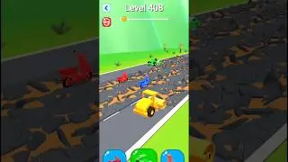 408LEVEL. Shape shifting game very cool and gnarly hyper casual game 