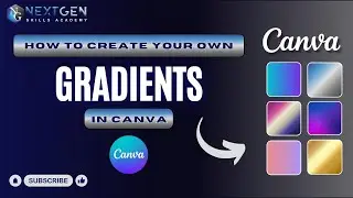 How To Create Your Own Gradients In Canva - Tutorial