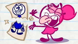 Pencilmate's PAPER THIN| Animated Cartoons Characters | Animated Short Films | Pencilmation