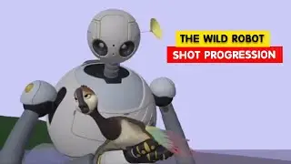 The Wild Robot | Roz & Brightbill Shot Progression | Animation Breakdowns | 3D Animation Internships