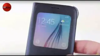 Samsung S6 S View Cover Deri Fonksiyonel Kılıf