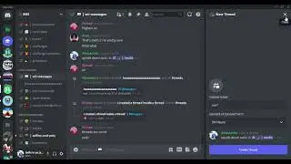 how to make threads on discord