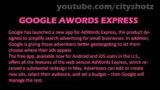 Google Adwords Express App Launched