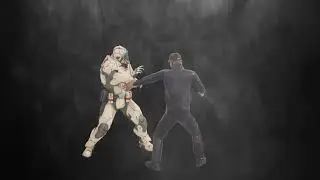 Blender 3.0 Mixamo Fight Animation / Added Sound SFX