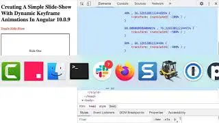 Creating A Simple Slide-Show With Dynamic Keyframe Animations In Angular 10.0.9