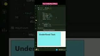 Text Underline Effect 