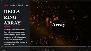 09 Array | Unit 2 (Game play)