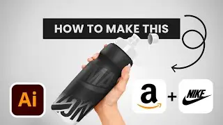 Amazon and Nike Logo process | Adobe Illustrator