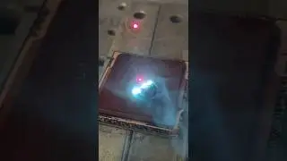 Laser cleaning crusty thermal paste off CPU