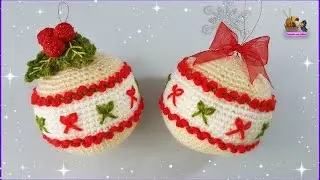 Tutorial amigurumi - Bola navideña 3