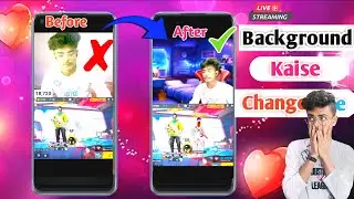 How to change Background On Live Stream in obs studio 🤔 || Obs Studio me background kese change kre?