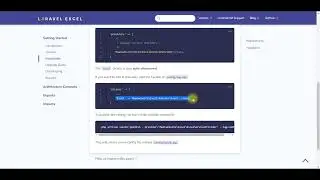 Install Laravel Excel Package to Laravel Project | 