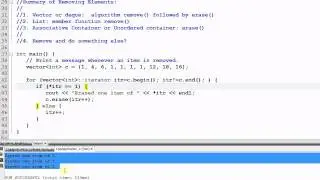 Learn STL: Removing Elements 2