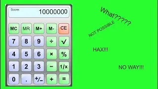 The Calculator Game