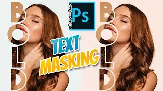 TEXT MASKING EFFECT | PHOTOSHOP TYPOGRAPHY | PHOTOSHOP EFFECT | PHOTOSHOP TUTORIAL