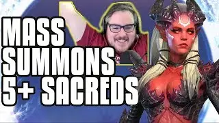 【RAID: Shadow Legends】Mass Summons! 6 Sacreds! Finally Getting Lucky?!