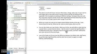 M448: Styles and Themes for Android Studio
