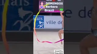 Rhythmic gymnastics ribbon Barbara Domingos #youtubeshorts #trending #viral #shorts #like #love