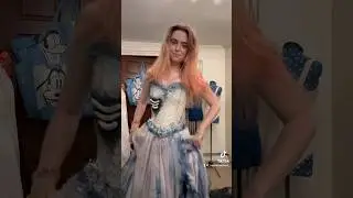 Finishing my corpse bride dress after 2 years!! #cosplay #costume #sewing #diy #fashion