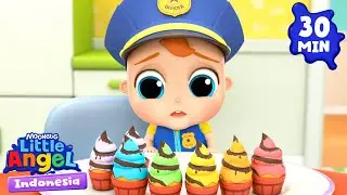 Cupcake Berwarna-warni | Little Angel Bahasa Indonesia | Kartun dan Lagu Anak