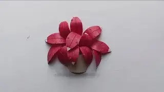 Making plant with paper tape | making craft #craft #art #trending