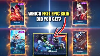WHICH EPIC SKIN YOU GET WITH 100 DIAMONDS | MOBILE LEGENDS FREE SKIN