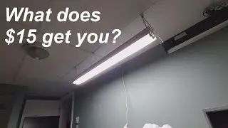 Adventures in a cheap fluorescent shoplight