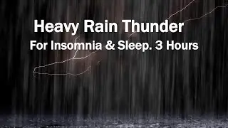 Heavy RAIN Thunder to Repeat Loop the Video in settings. For Sleep, Study, Relax 👉Better Quality