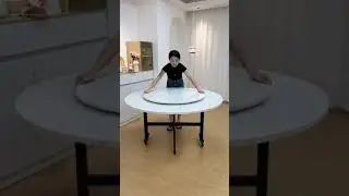 Flexible dining table #dinningtables #flexible #lifehack #spacesavingfurniture #spacesaving #table