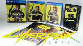 Распаковка - Cyberpunk 2077 Steelbook + Comicbook. Maelstrom