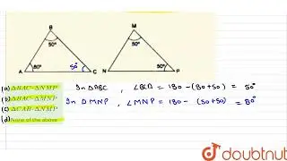 considerthefollowingtwotrianglesasshownin thefigure below .  | CLASS 14 | SSC CHSL 14 MARCH 2018...