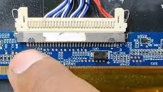 How to Repair Negative B/W Picture OR Vertical Horizontal Lines Bar Led tv Repairing Testing Method