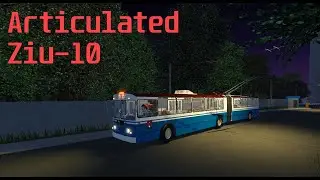 Articulated Ziu-10 | Roblox | OSVed's Trolleybuses place (TRP 2.0) | #5