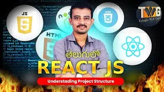 Understanding ReactJS project structure explained in telugu | best reactjs course in telugu