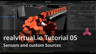 realvirtual.io Tutorial 05 - Sensors and Sources for your Digital Twin