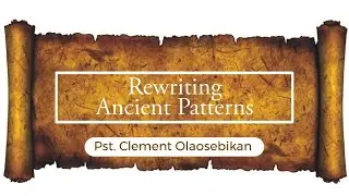 REWRITING ANCIENT PATTERNS