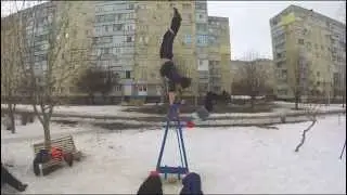 Первое Поставить-снять с больших оборотов вперёд