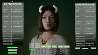 (2x speed) In-engine Facial Customization Features of the Meta Customization System