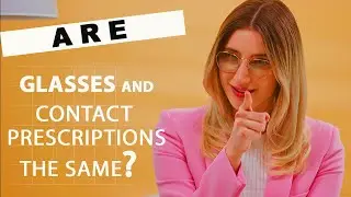 Are Glasses And Contact Prescription The Same? | Hip Optical