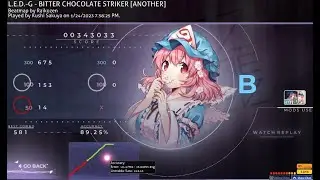 Bitter chocolate Striker Taiko 14 ❌ 89,25 % BEST COMBO MAP IN TAIKO