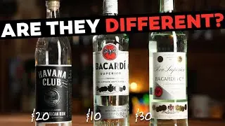 These Bacardi Rums are priced $10-$30+. Is there a real difference?