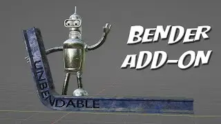 Bender Add-on for Blender - Bend Anything Proceduraly