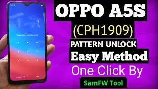 Oppo a5s lock Screen Password Reset  Cph1909Remove Screen Lock One Click